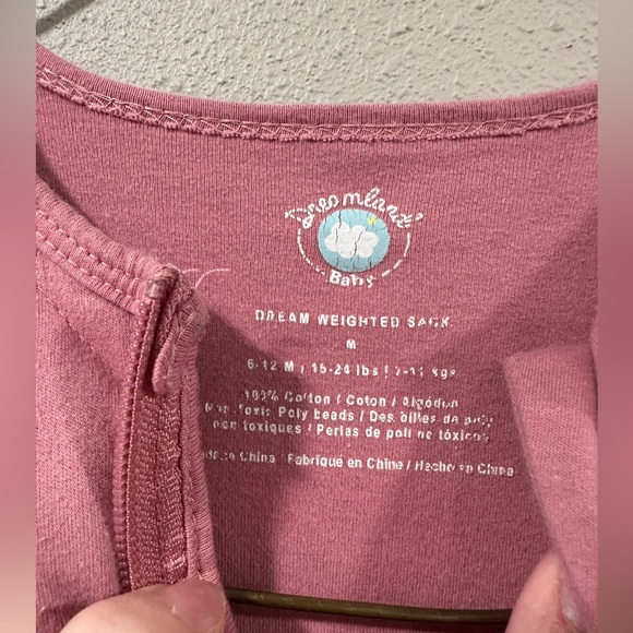 Dreamland Weighted Sleep Sack Dusty Rose - Picture 4 of 5
